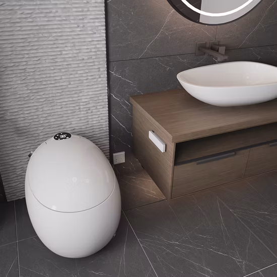 Intelligent Smart avec siège de toilette électrique télécommandé